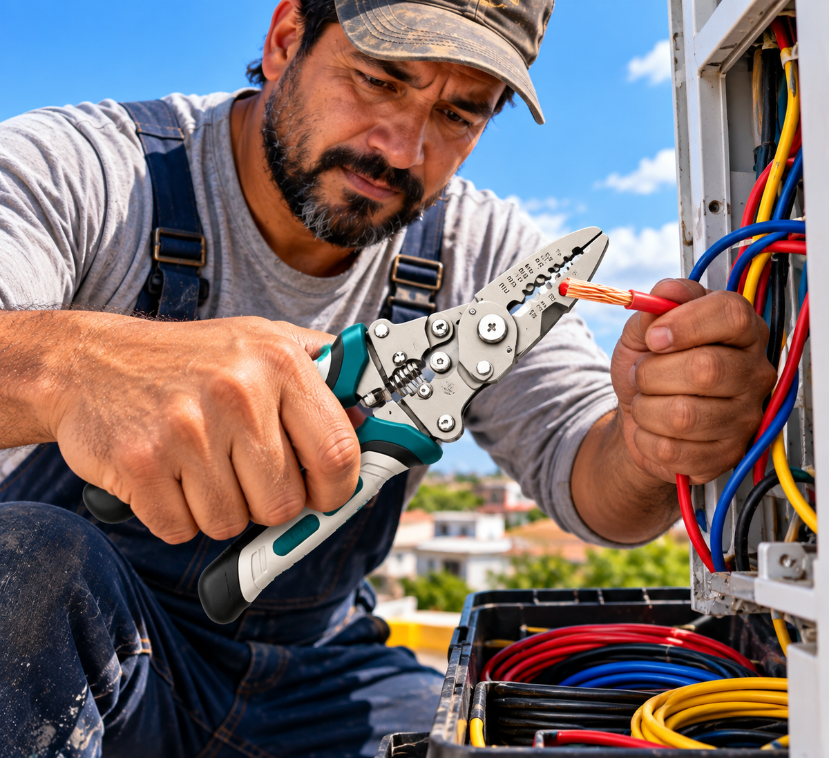 🛠️Pelacables Profesional Multifunción 10 en 1 – Cortar, Pelar y Ajustar:+ Envio Gratis 🚚