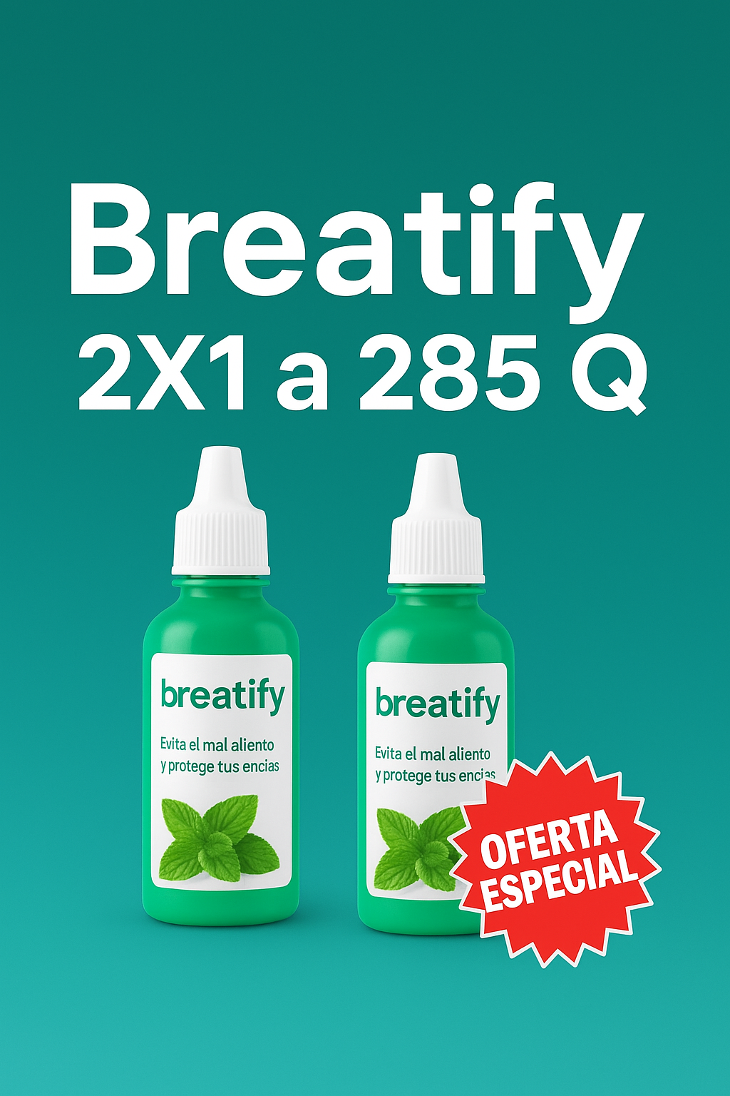 BREATIFY- 2x1  GOTAS CONTRA EL MAL ALIENTO + ENVIO GRATIS