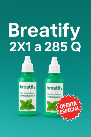BREATIFY- 2x1  GOTAS CONTRA EL MAL ALIENTO + ENVIO GRATIS