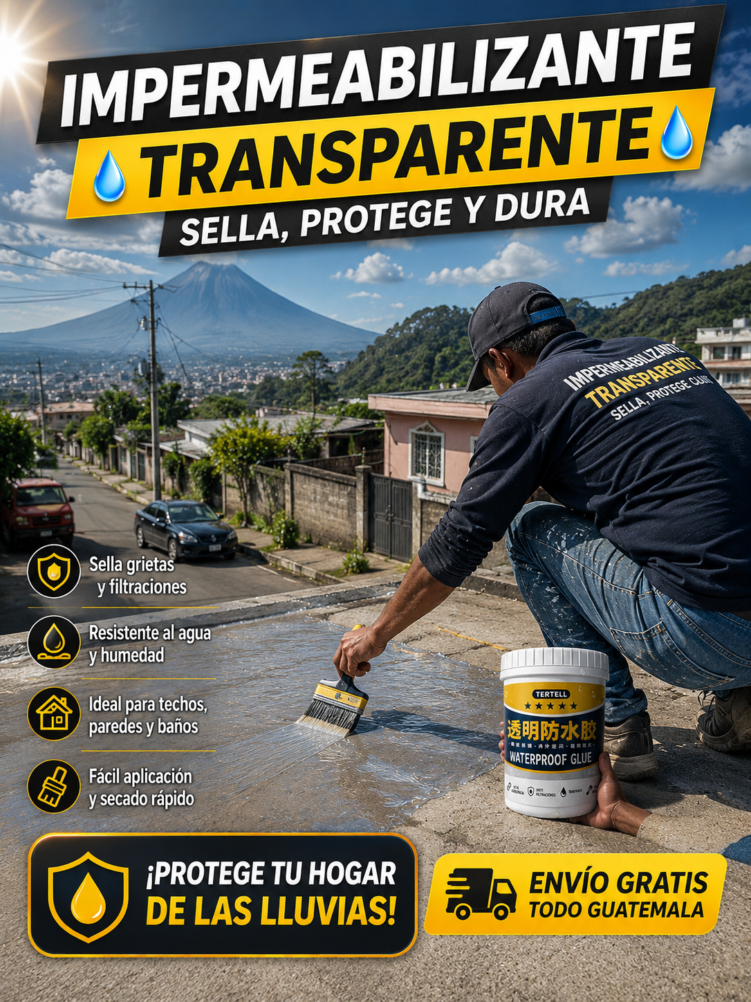 💧Sellador impermeabilizante invisible  +Envió gratis 🚚