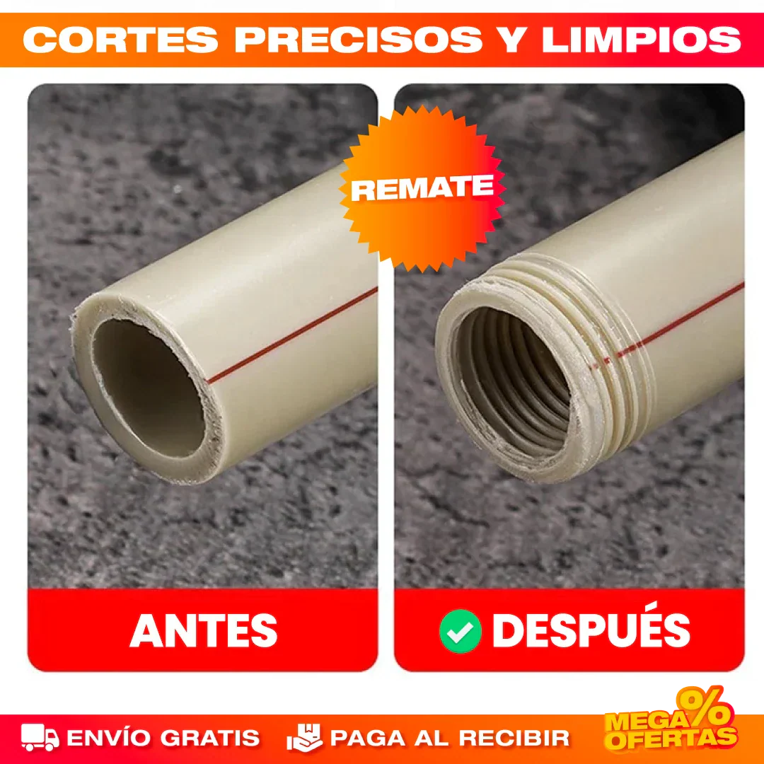 🔩 Kit de Roscado Preciso para Tuberías PVC |Q189.99+ Envió gratis 🚚