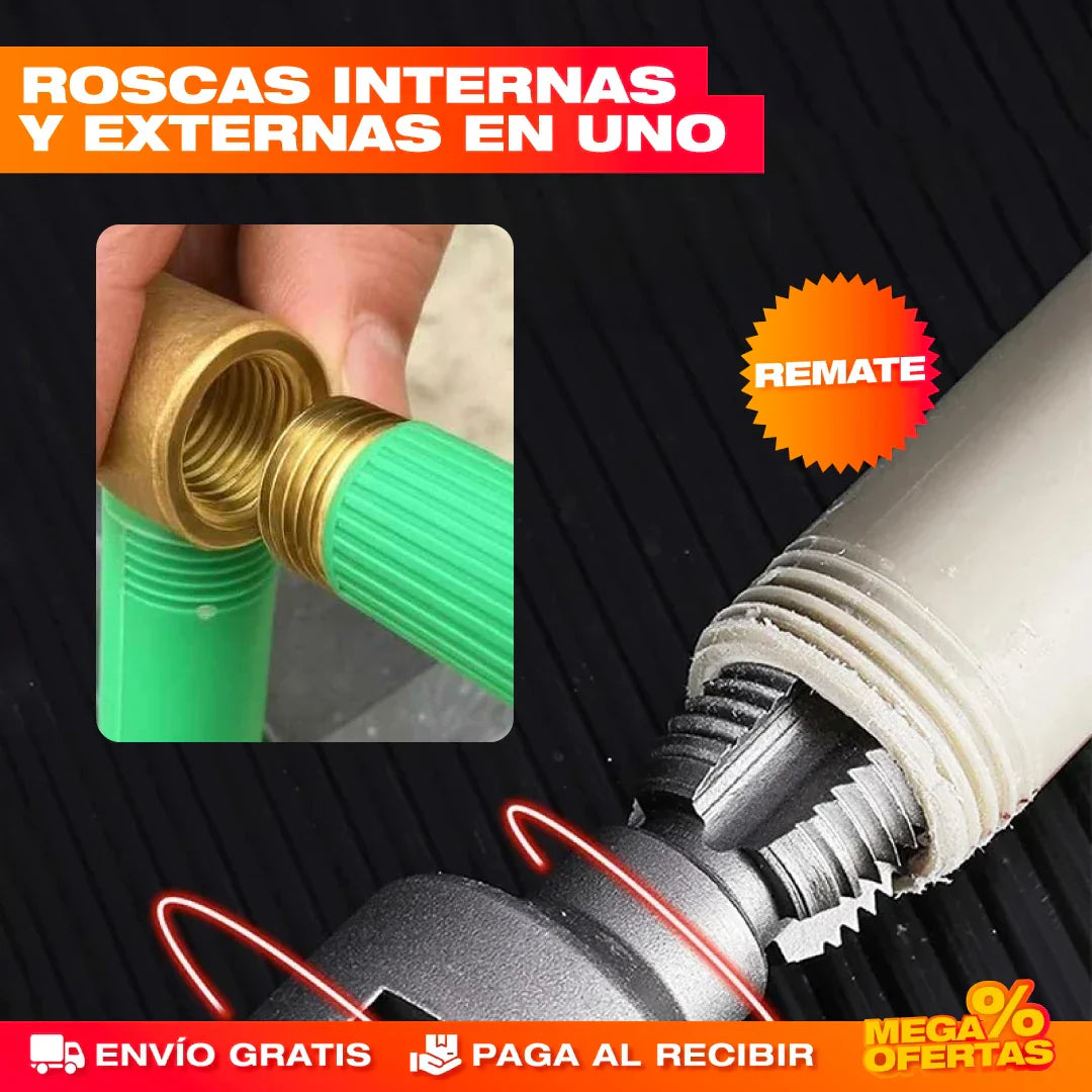 🔩 Kit de Roscado Preciso para Tuberías PVC |Q189.99+ Envió gratis 🚚