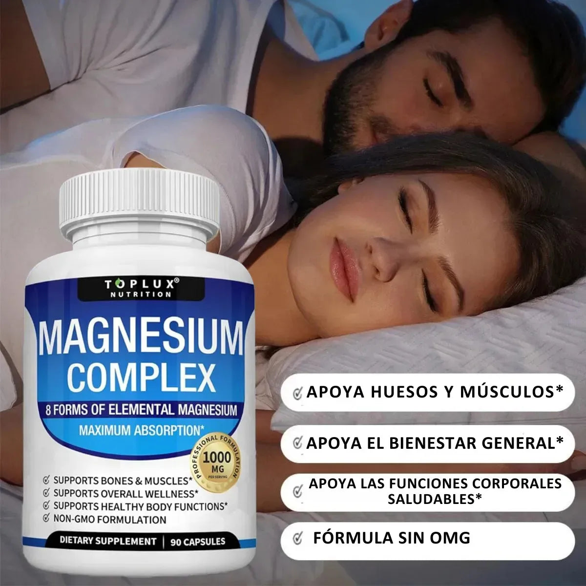 🛡️ Magnesio Complex® - Complejo de magnesio 8 en 1 | Envió Gratis 🚚