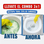 Wild Tornado™ Destapador y Limpiador de Cañerías Profesional-3X1 + Q200+ envio gratis