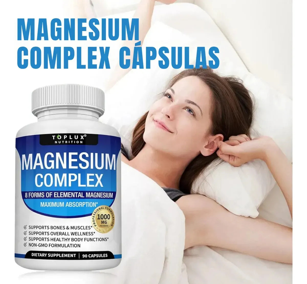 🛡️ Magnesio Complex® - Complejo de magnesio 8 en 1 | Envió Gratis 🚚