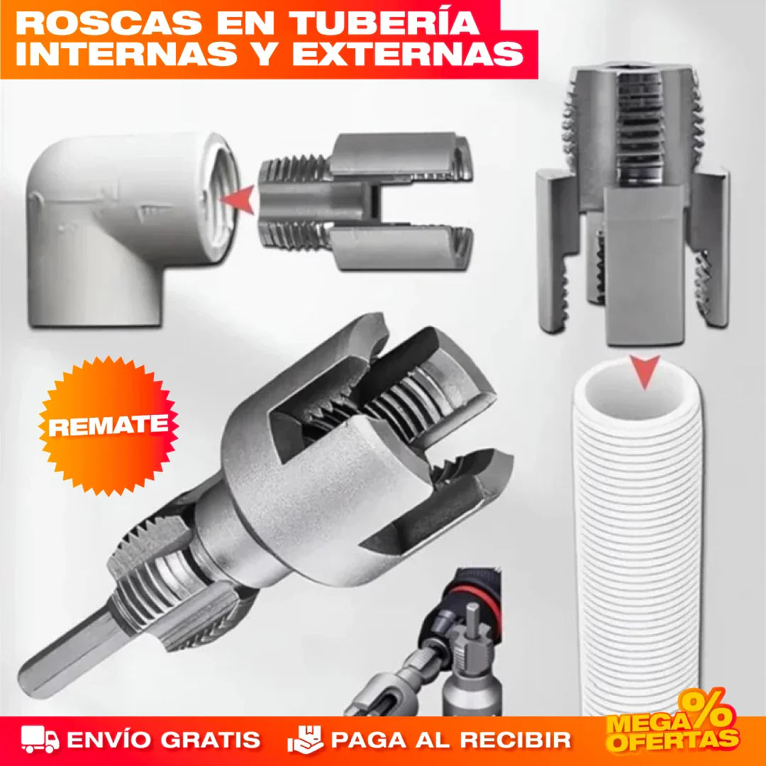 🔩 Kit de Roscado Preciso para Tuberías PVC |Q189.99+ Envió gratis 🚚
