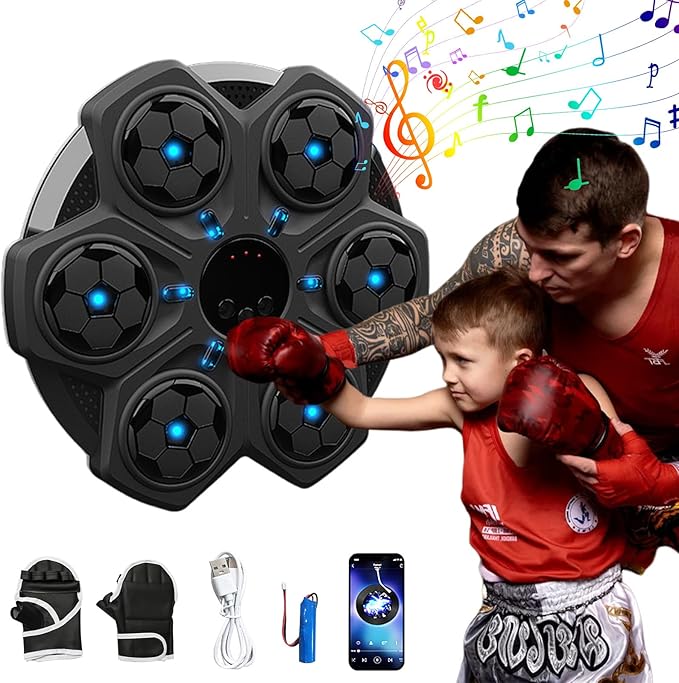 MÁQUINA DE BOXEO INTELLIGENT SMART + Bluetooth y luces