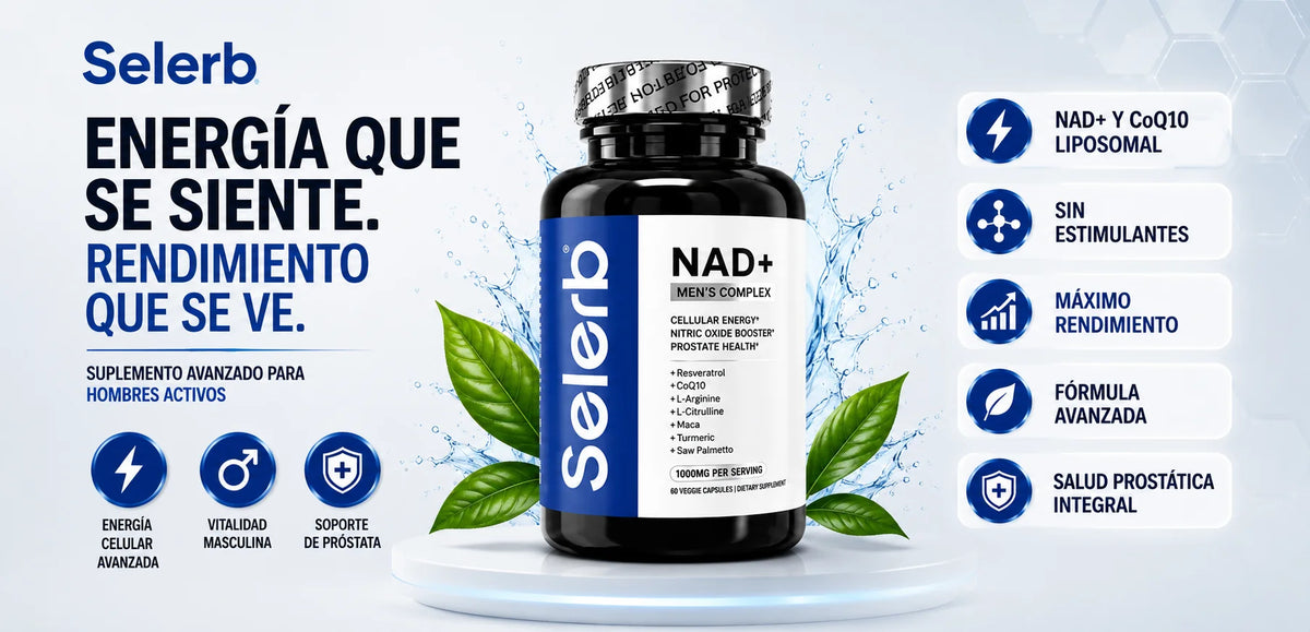 🛡️Selerb NAD® | Apoyo Nutricional para la Vitalidad y el Bienestar Masculino + Envió Gratis 🚚