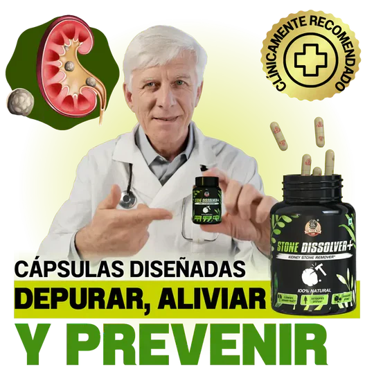 🍃 STONE DISSOLVER™ - Disuelve Cálculos, Alivia Dolor y Mejora el Flujo Urinario | Envió gratis 🚚