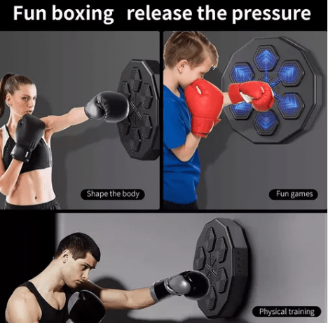 MÁQUINA DE BOXEO INTELLIGENT SMART + Bluetooth y luces