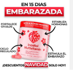 PEACH INOSITOL- Q185 -Multivitamínico con Inositol y Omega 3 +  ENVIO GRATIS