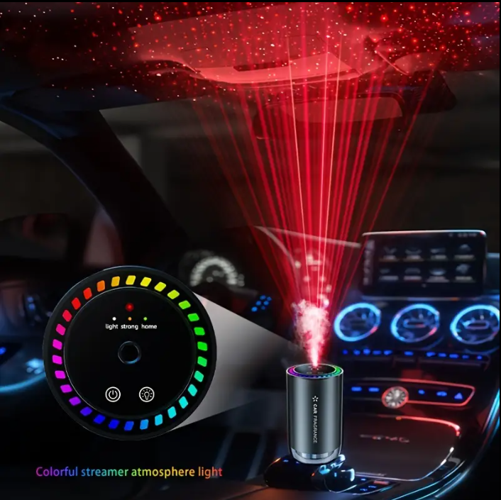 💧AMBIENTADOR CARRO™  Para Oficina Hogar Auto Alimentado por USB de 5 V + Luz nocturna