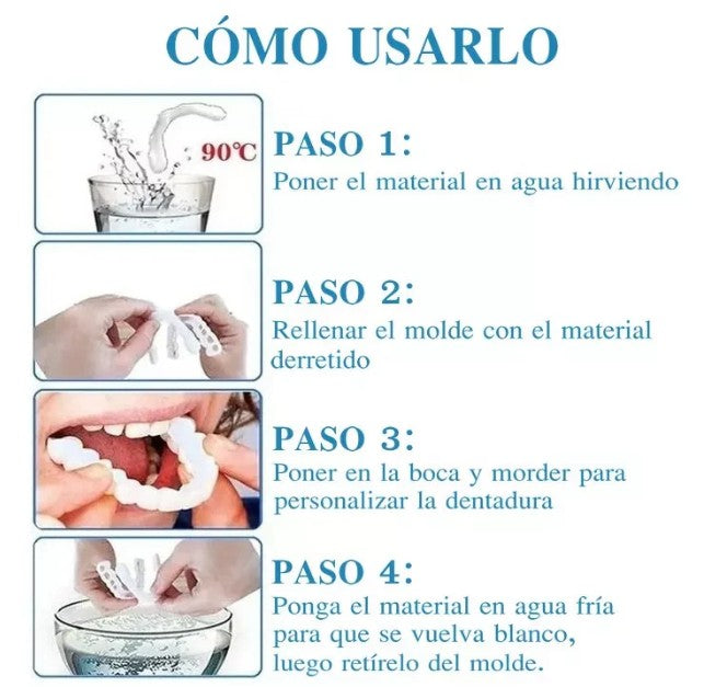 CARILLAS DENTALES 2X1 Snap-On Smile ENVIO GRATIS