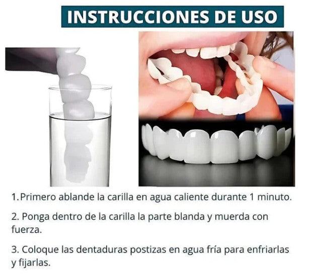 CARILLAS DENTALES 2X1 Snap-On Smile ENVIO GRATIS