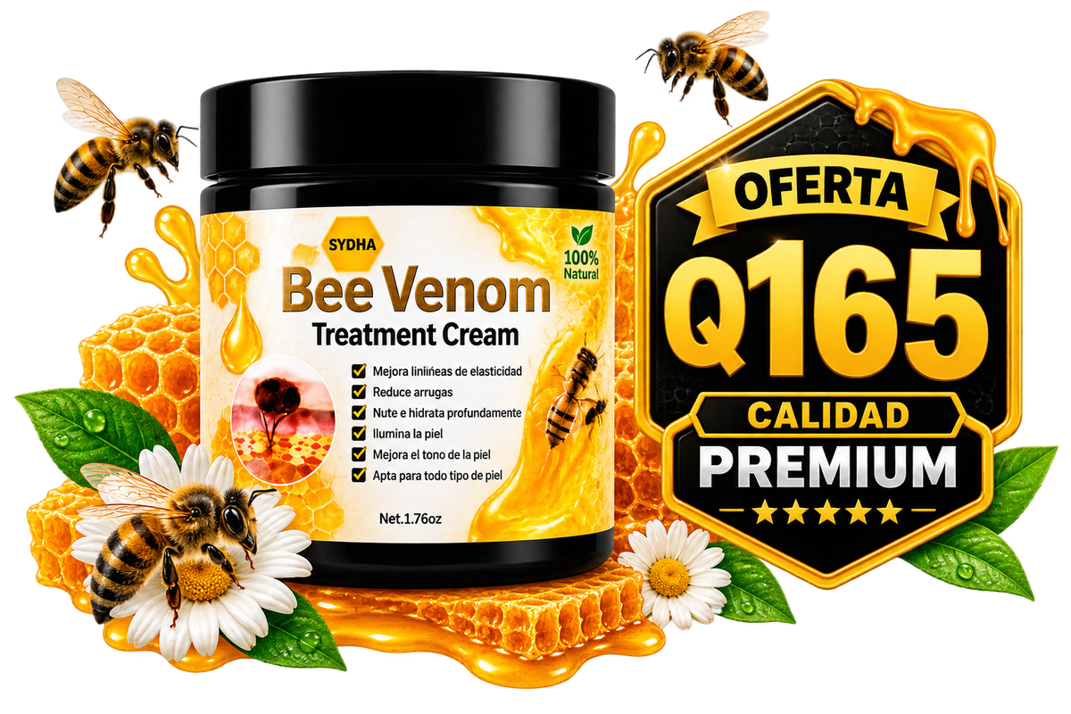🐝 BEE VENOM – Fórmula Natural para tu Piel ✨| Envío Gratis 🚚