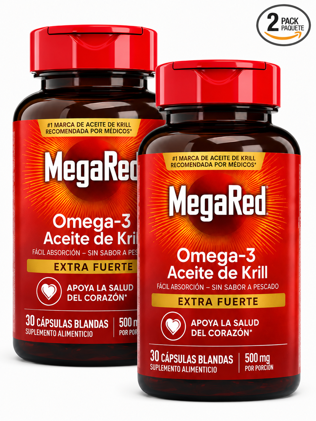 🔥MegaRed Omega-3® Gel Suave – Apoya tu corazón, mente y articulaciones+envio gratis