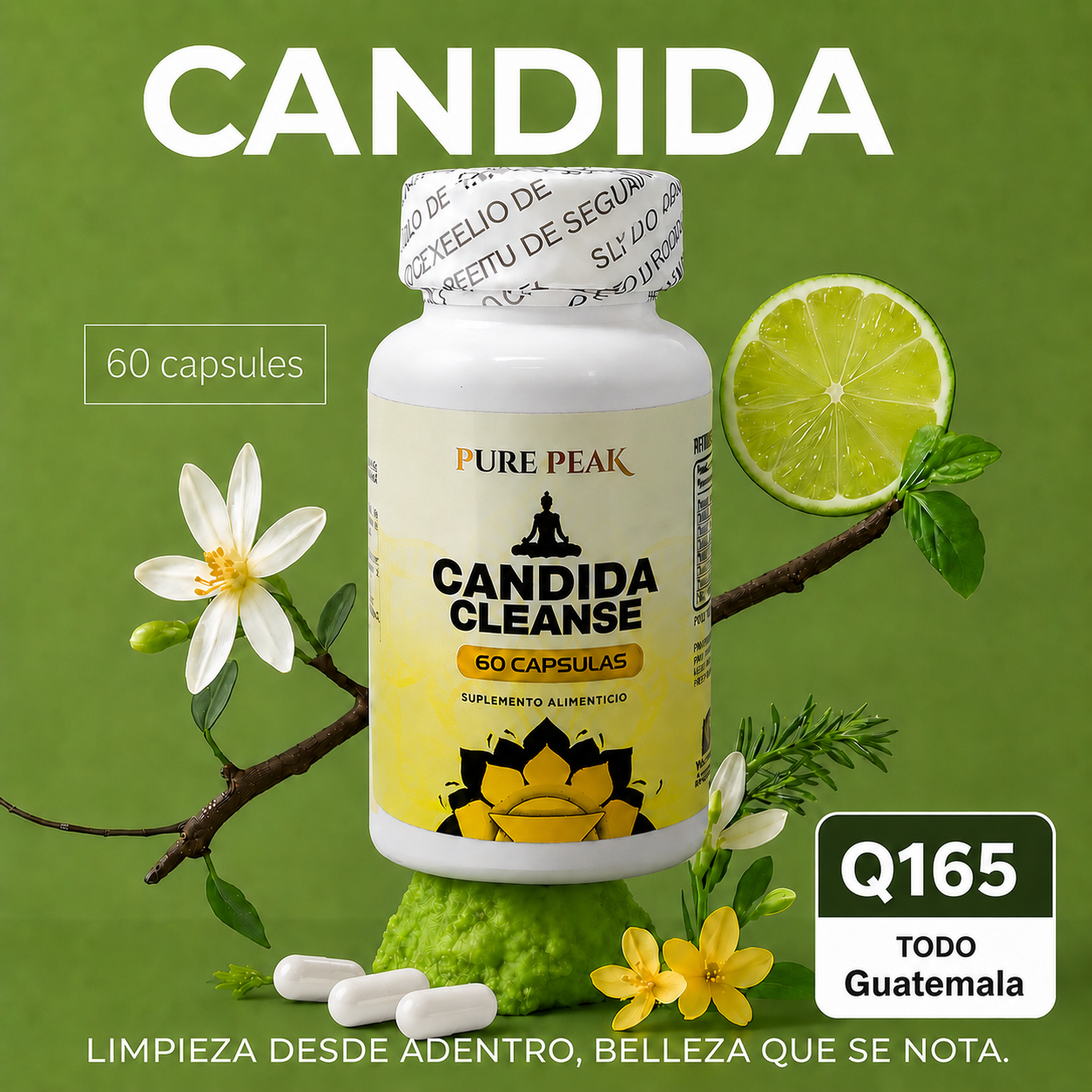 💛Candida  Cleanse  Apoya tu bienestar y siéntete mejor cada día+ ENVÍO GRATIS