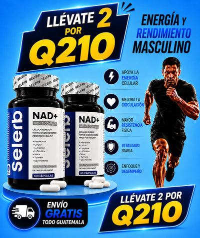 🛡️Selerb NAD® | Apoyo Nutricional para la Vitalidad y el Bienestar Masculino + Envió Gratis 🚚