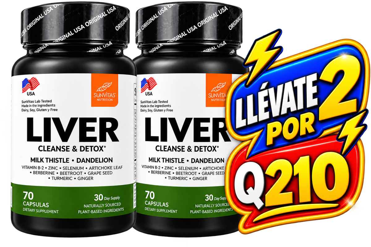 💛 LIVER CLEANSE™ - Detox Premium 70 Cápsulas - + Envío Gratis