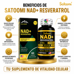 💎 NAD  Resveratrol®.Apoyo Antioxidante de Alta Potencia-60 Cápsulas + Envío gratis 🚚