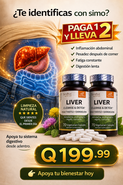 💛 LIVER CLEANSE™ - Detox Premium 70 Cápsulas - + Envío Gratis