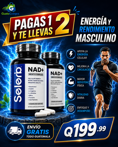 🛡️Selerb NAD® | Apoyo Nutricional para la Vitalidad y el Bienestar Masculino + Envió Gratis 🚚