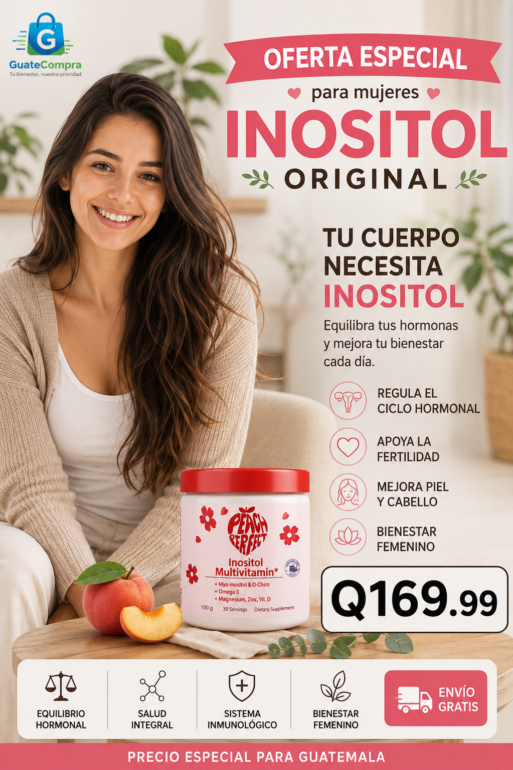 💛 Perfect Inositol™ - Tu Compañero Ideal en el Camino hacia la Maternidad | Envió Gratis 🚚