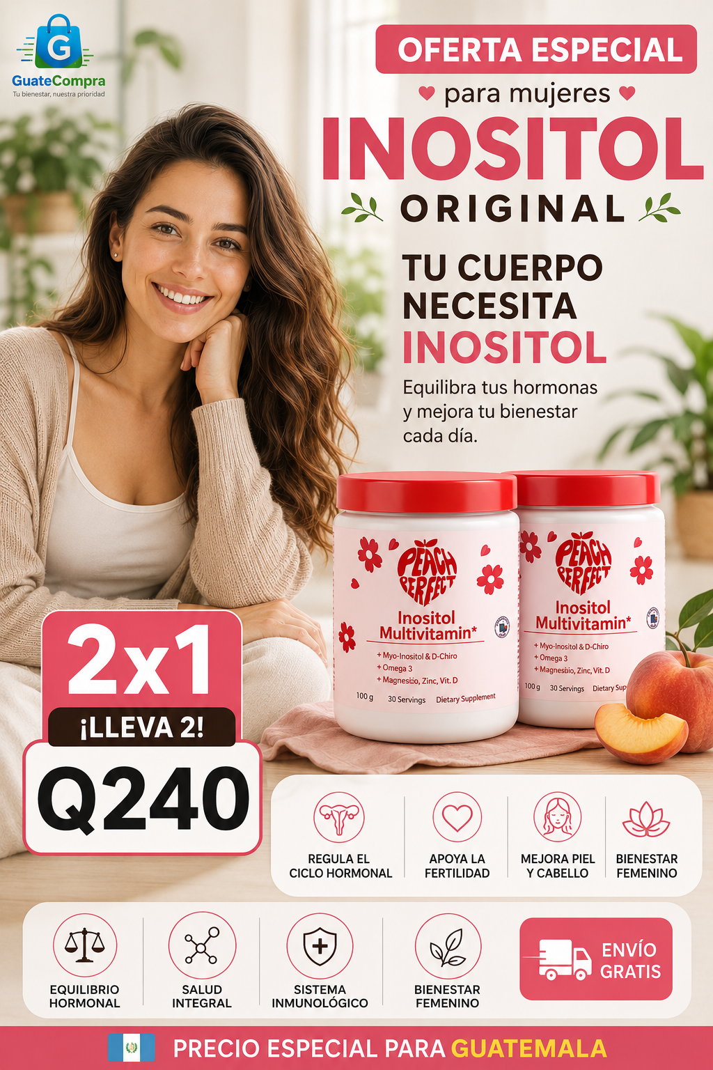 💛 Perfect Inositol™ - Tu Compañero Ideal en el Camino hacia la Maternidad | Envió Gratis 🚚