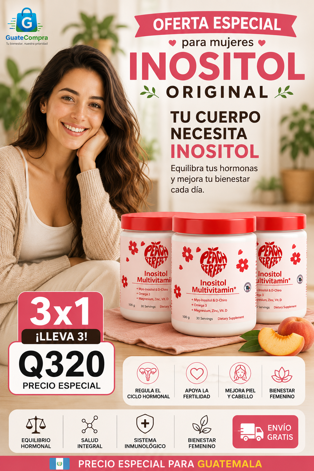 💛 Perfect Inositol™ - Tu Compañero Ideal en el Camino hacia la Maternidad | Envió Gratis 🚚