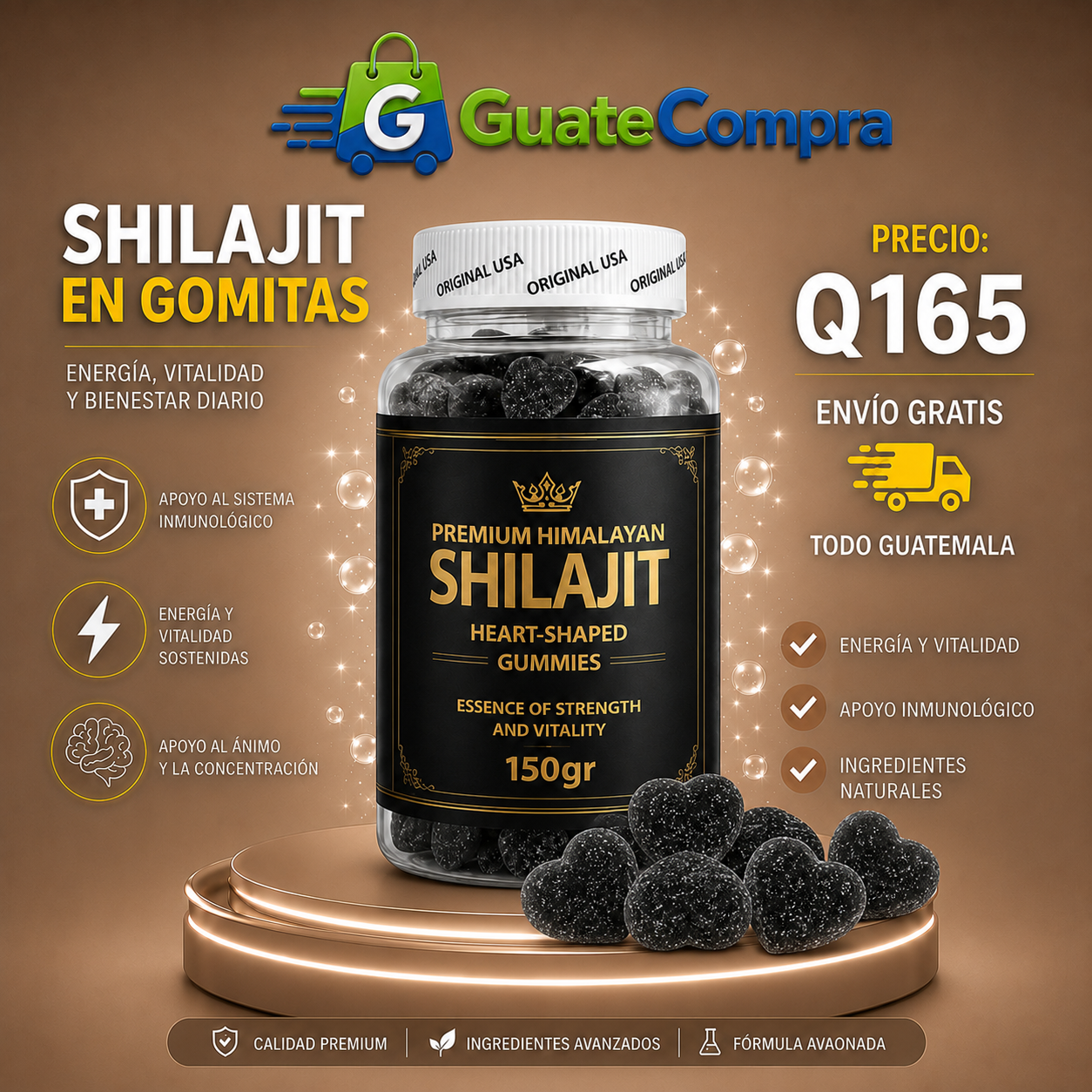 💎 SHILAJIT GUMMIES | Calidad Premium + activa  tu potencia  + envio gratis