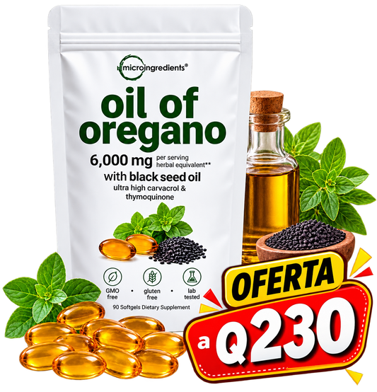 🌿Oil of Oregano™ Cápsulas blandas | Apoyar el sistema inmunológico + Envio Gratis 🚚