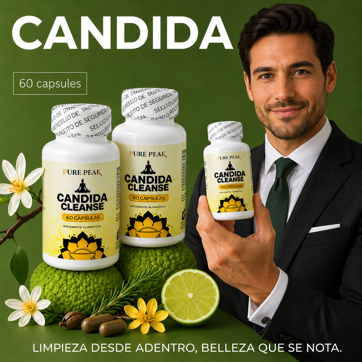 💛Candida  Cleanse  Apoya tu bienestar y siéntete mejor cada día+ ENVÍO GRATIS