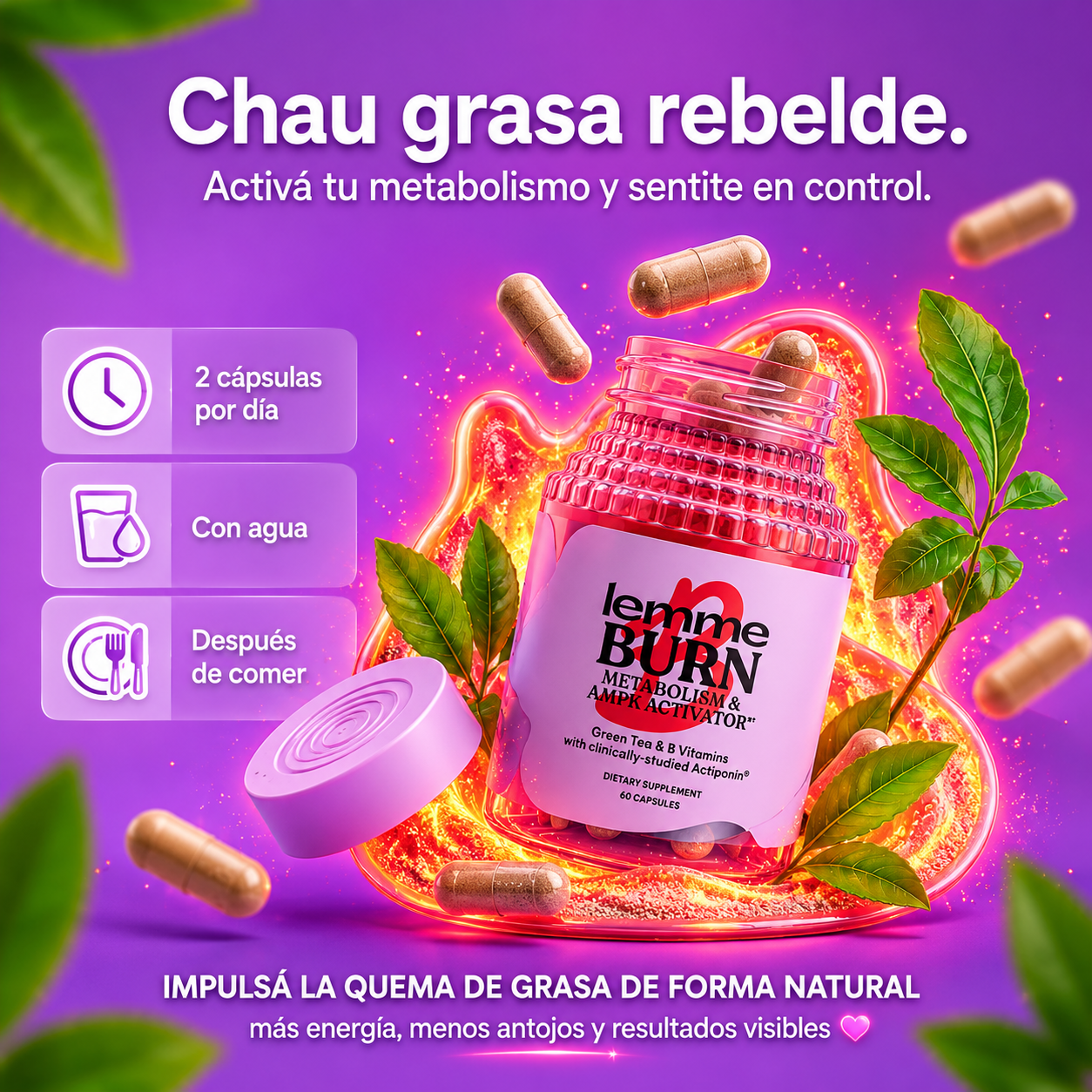 🌸LEMME BURN® Original y Certificado  + - Envio gratis