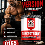💪 TURKESTERONE | CON TONGKAT ALI 120 CAPS + ENVÍO GRATIS 🚚