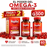 🔥MegaRed Omega-3® Gel Suave – Apoya tu corazón, mente y articulaciones+Q194.99+envio gratis