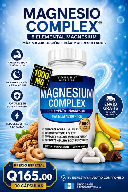 🛡️ Magnesio Complex® - Complejo de magnesio 8 en 1 | Envió Gratis 🚚