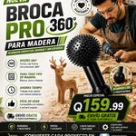 🔩 BROCA PRO 360™ para Madera - Q160 + Envío Gratis 🚚