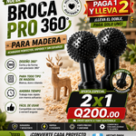 🔩 BROCA PRO 360™ para Madera - Q160 + Envío Gratis 🚚