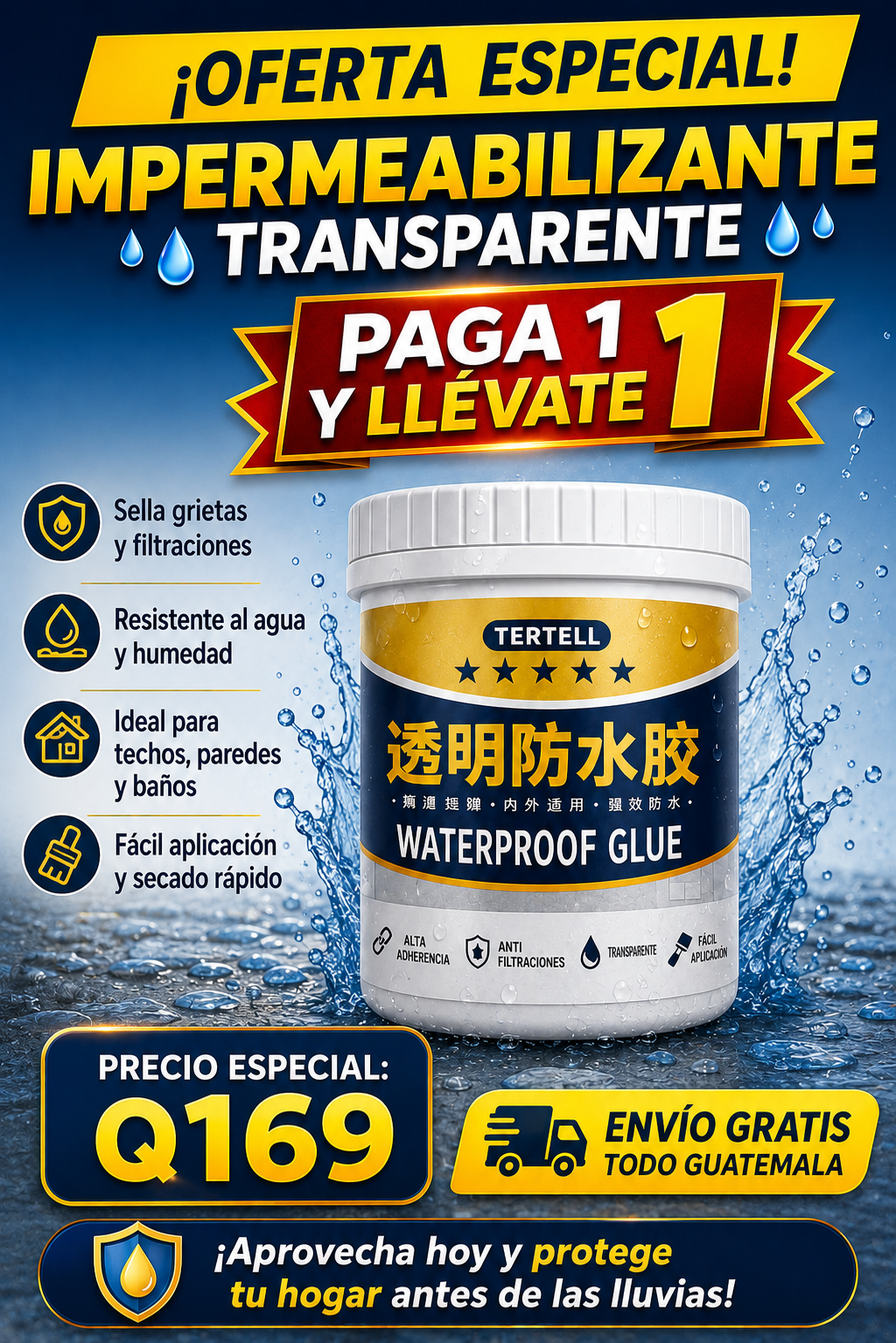 💧Sellador impermeabilizante invisible  +Envió gratis 🚚