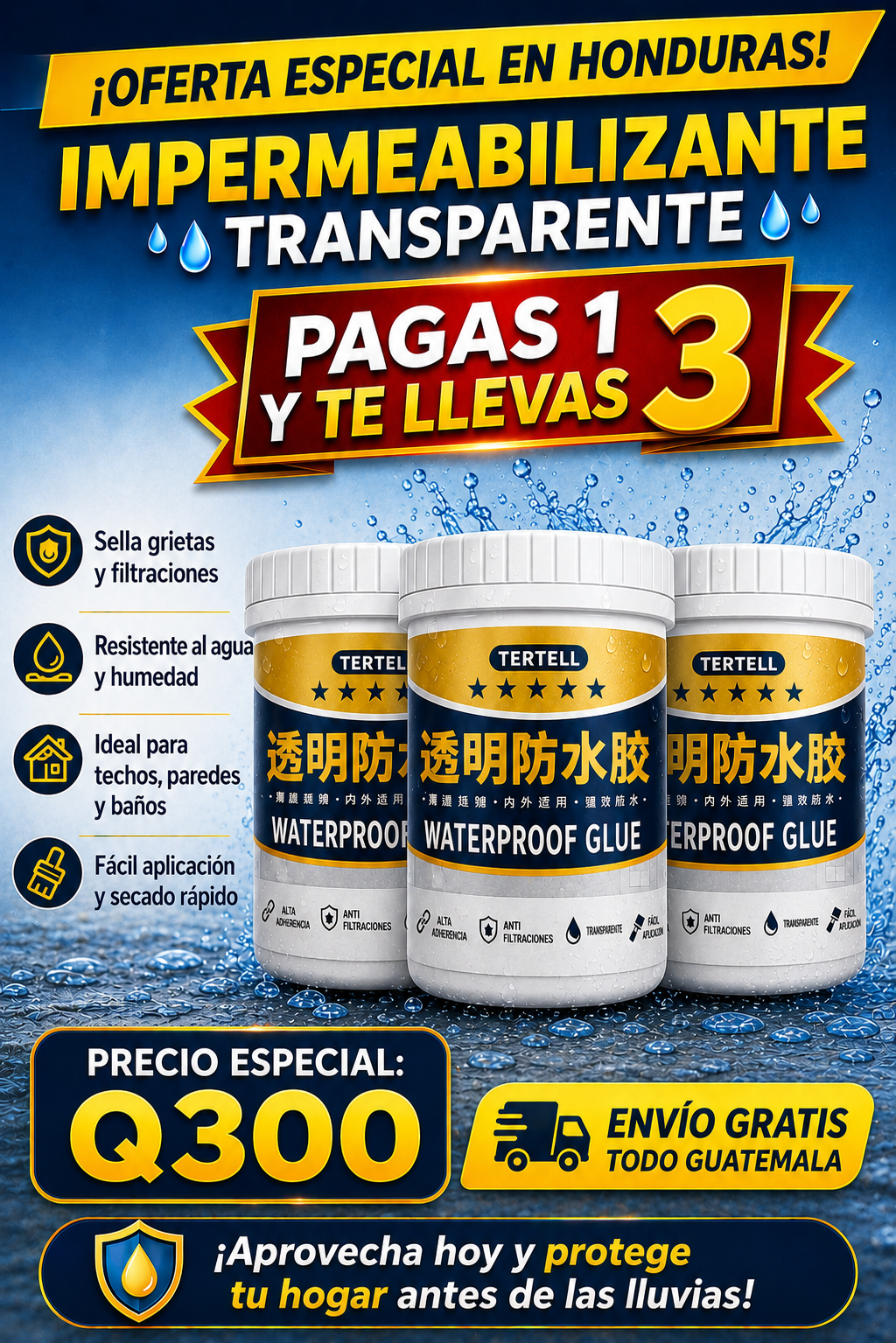 💧Sellador impermeabilizante invisible  +Envió gratis 🚚