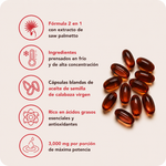 🎃 Pumpkin Seed Oil™ Gel Omega-3 | Apoya tu Salud Prostática y fortalece tu cabello desde hoy + Envio Gratis 🚚