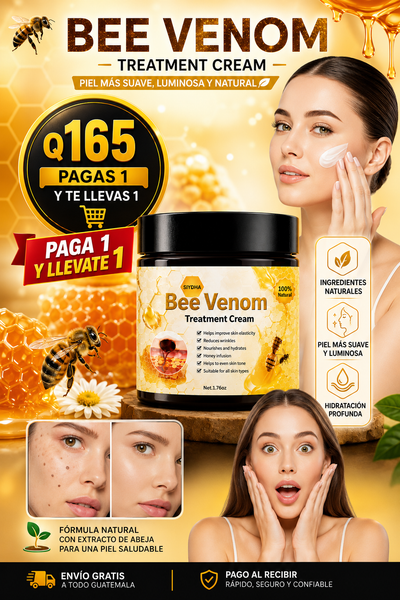 🐝 BEE VENOM – Fórmula Natural para tu Piel ✨| Envío Gratis 🚚