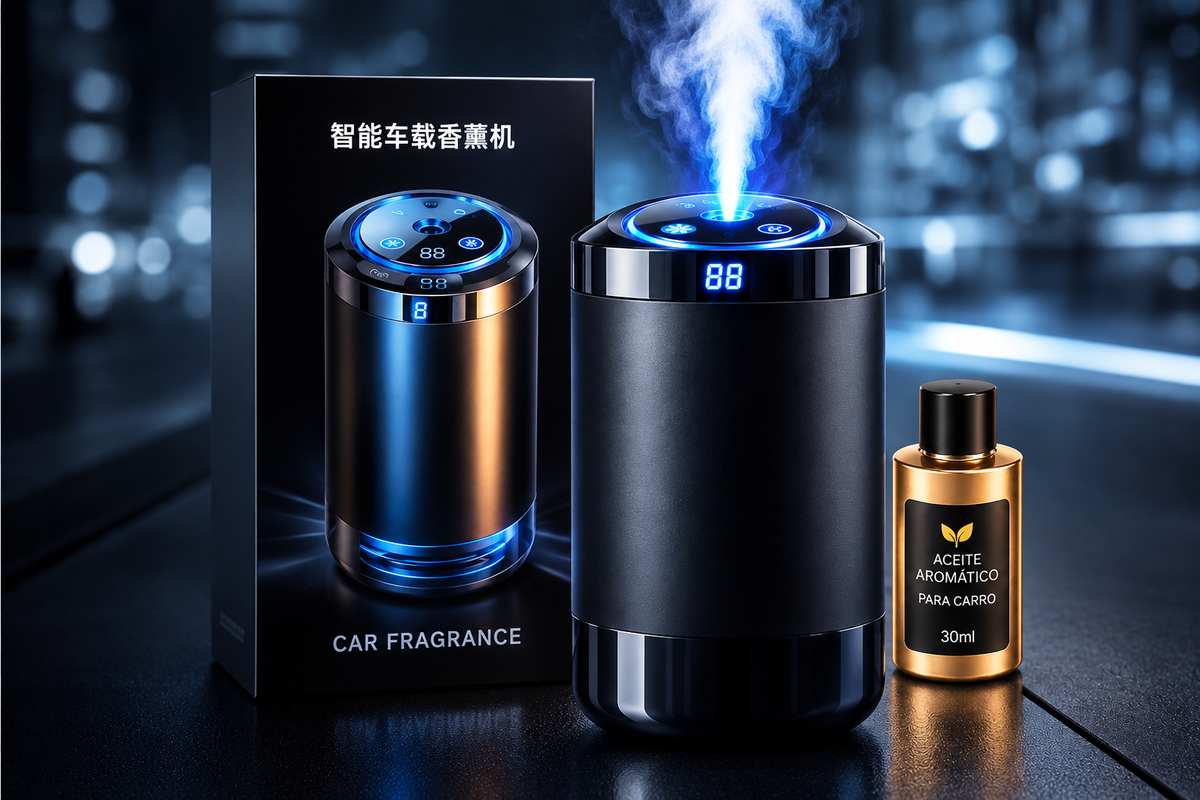 💧AMBIENTADOR CARRO™  Para Oficina Hogar Auto Alimentado por USB de 5 V + Luz nocturna
