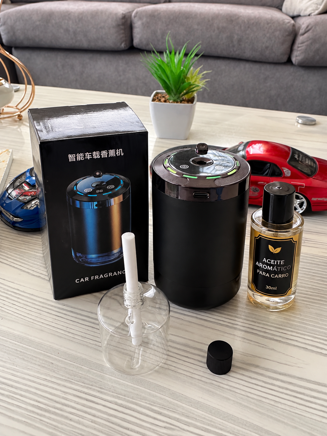 💧AMBIENTADOR CARRO™  Para Oficina Hogar Auto Alimentado por USB de 5 V + Luz nocturna