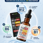 Vitamina B12+B6+B1™ PAGA 1 Y LLEVA 2- Q195+ envio gratis : Mente Clara y Vital