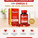 🔥MegaRed Omega-3® Gel Suave – Apoya tu corazón, mente y articulaciones