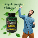 🌴SUPER  MAGNESIO & ASHWAGANDHA + 60 CAPS ORIGINAL -Q185 + envio gratis