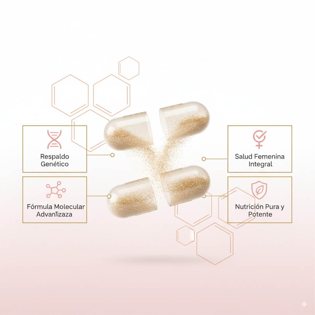 🌸 TrueFem Balance – Cápsulas para el Equilibrio Hormonal y Bienestar Femenino (60 Cápsulas) – SuperHuman™