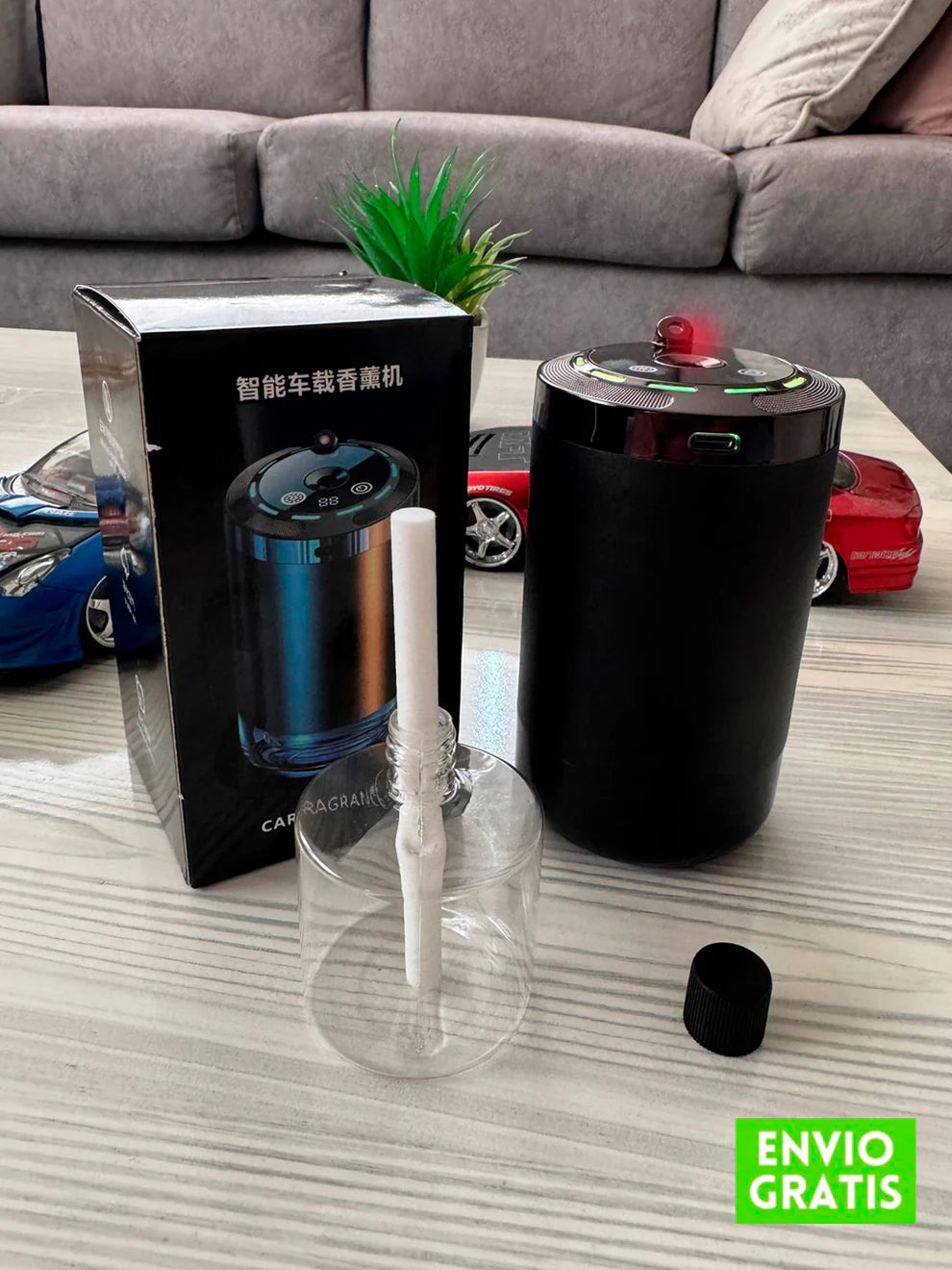 💧AMBIENTADOR CARRO™  Para Oficina Hogar Auto Alimentado por USB de 5 V + Luz nocturna
