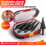🔥SET DE  5  BROCAS ESCALONADAS DE TITANIO Q199.99-+ ENVIO GRATIS